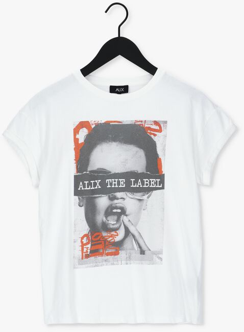 Ecru ALIX THE LABEL T-shirt BOXY PHOTO T-SHIRT - large