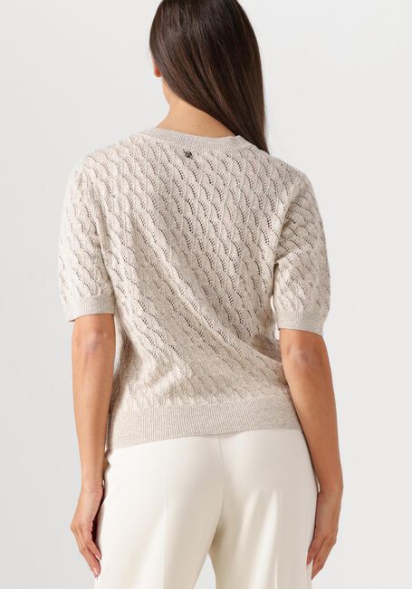 MOS MOSH T-shirt MMKARIN MARISOL SS LINEN KNIT Écru - large