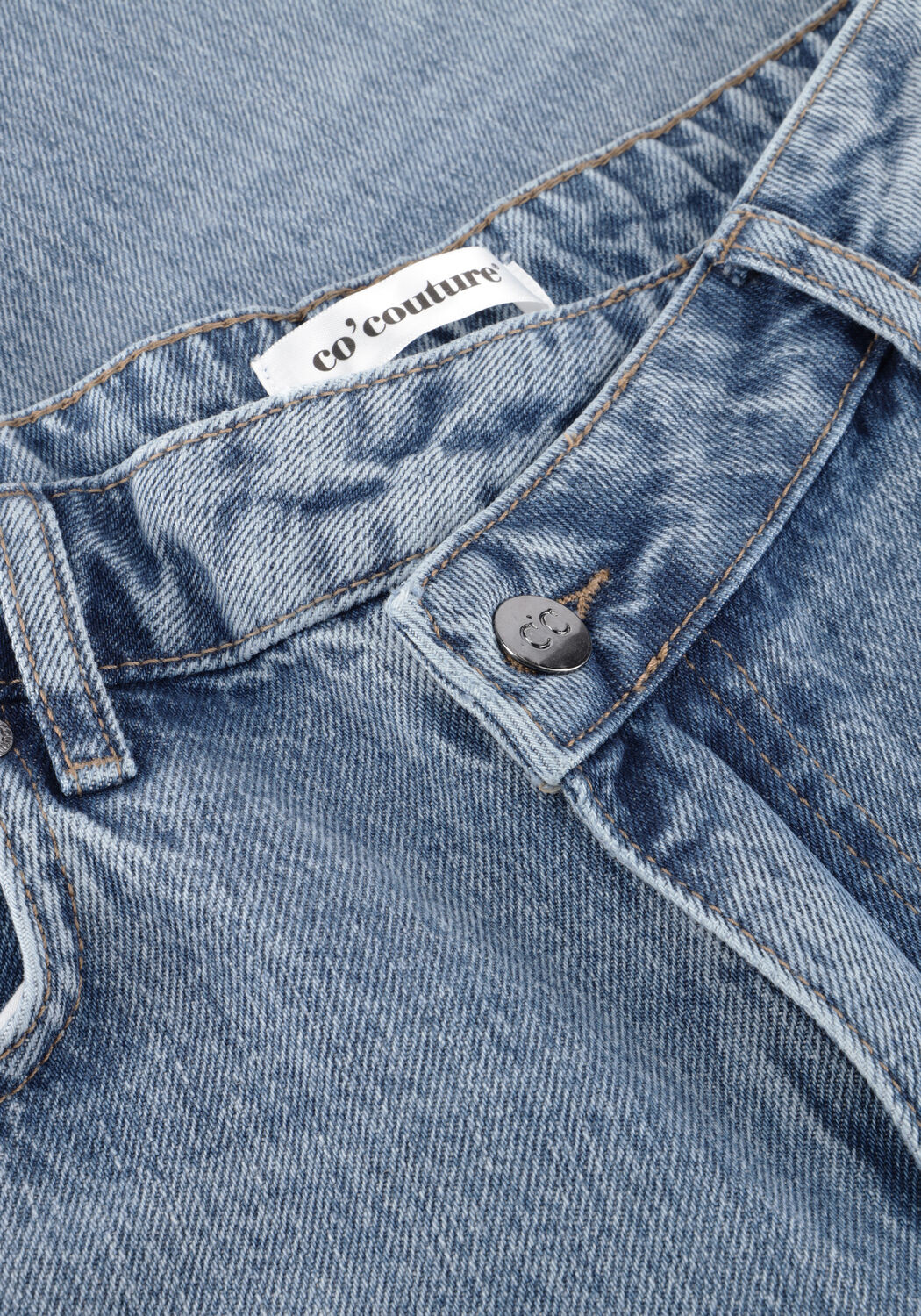CO'COUTURE Wide jeans RUTHIECC ASYM WIDE LL JEANS Bleu clair - large