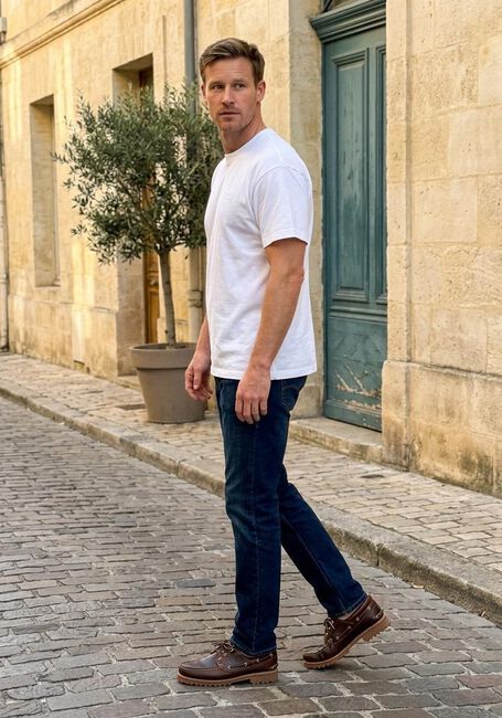 Donkerblauwe LEVI'S Straight leg jeans 502 TAPER - large
