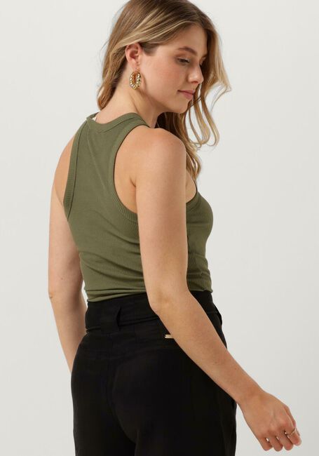 SCOTCH & SODA Haut COTTON IN-CONVERSION RACER TANK Olive - large