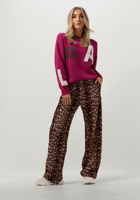 Bordeaux ALIX THE LABEL Trui LADIES KNITTED ART WORK PULLOVER Bordeaux ALIX THE LABEL Trui LADIES KNITTED ART WORK PULLOVER - large