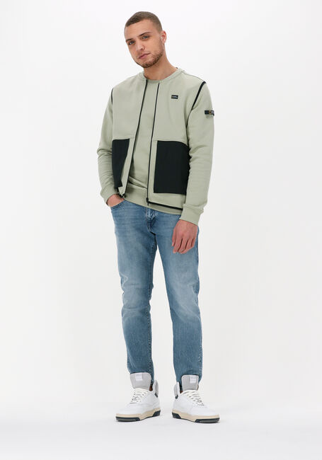 Groene NATIONAL GEOGRAPHIC Bodywarmer HYBRID SWEAT VEST - large