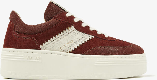 VIA VAI Baskets basses ISA ROMI en rouge - large