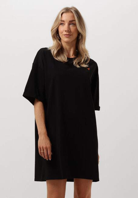 ALIX THE LABEL Mini robe LADIES KNITTED ALIX TOUR T-SHIRT DRESS en noir - large