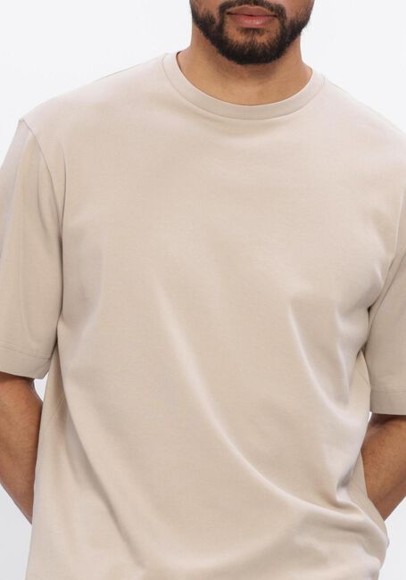 Beige PROFUOMO T-shirt T-SHIRT CREW NECK HEAVY COTTON - large