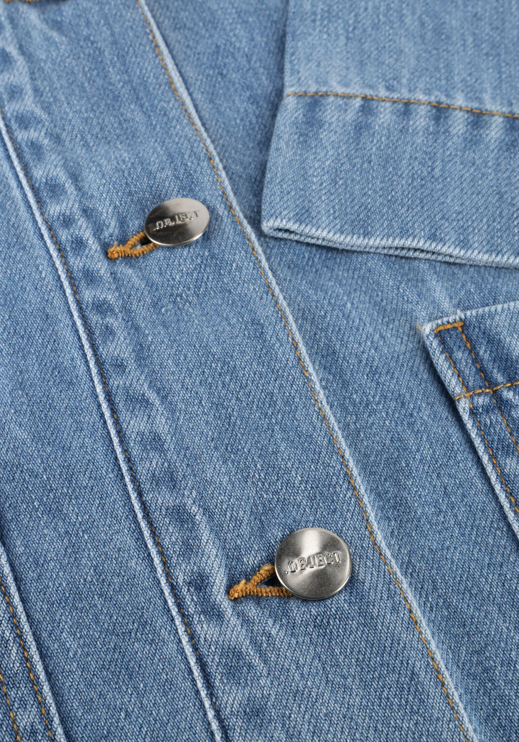 OBJECT Veste en jean OBJROSIE RE L/S OVERSHIRT Bleu clair - large