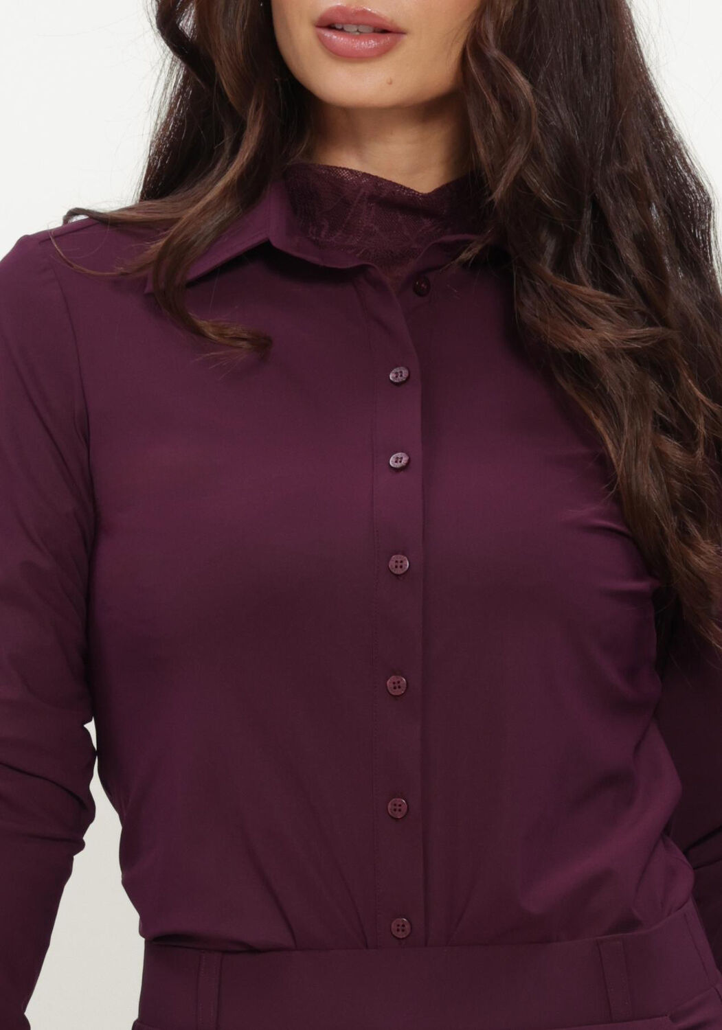 Bordeaux STUDIO ANNELOES  POPPY BLOUSE - large