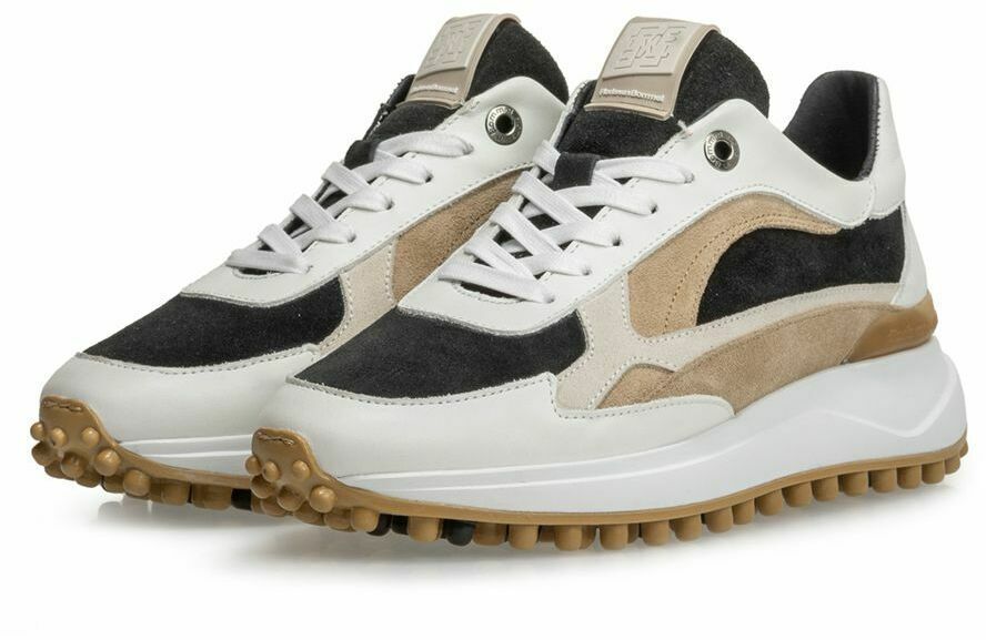 FLORIS VAN BOMMEL Baskets basses SFW-10079 en blanc - large