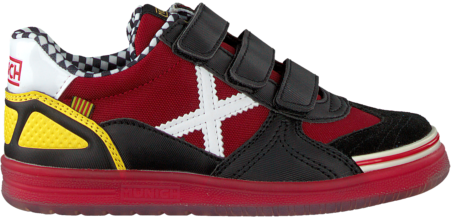 Zwarte MUNICH Lage sneakers G3 VELCRO | Omoda
