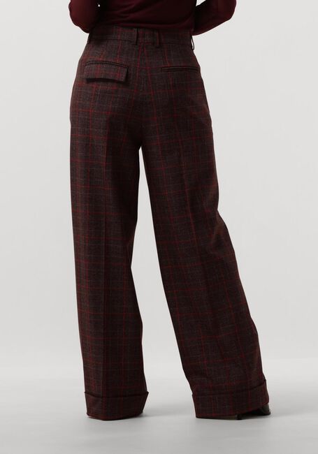 VANILIA Pantalon large REGULAR CHECKERED PANTS en rouge - large