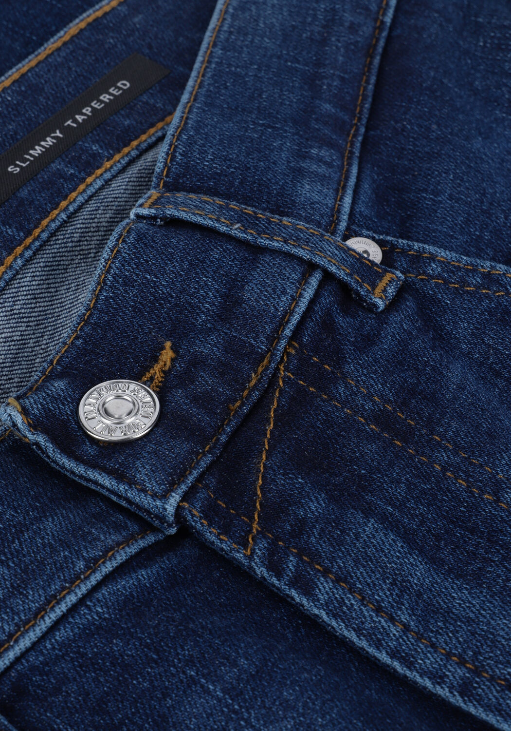 7 FOR ALL MANKIND Slim fit jeans SLIMMY TAPERED STRETCH TEK ESSENTIAL Bleu fonc&eacute; - large