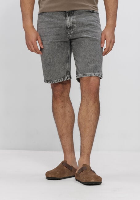 Grijze WOODBIRD Jeans WBLEROY ASH GREY SHORTS - large