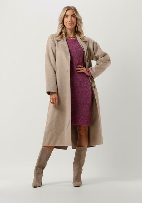 SELECTED WOMEN Mini robe SIA JUMA LS KNIT DRESS en rose - large