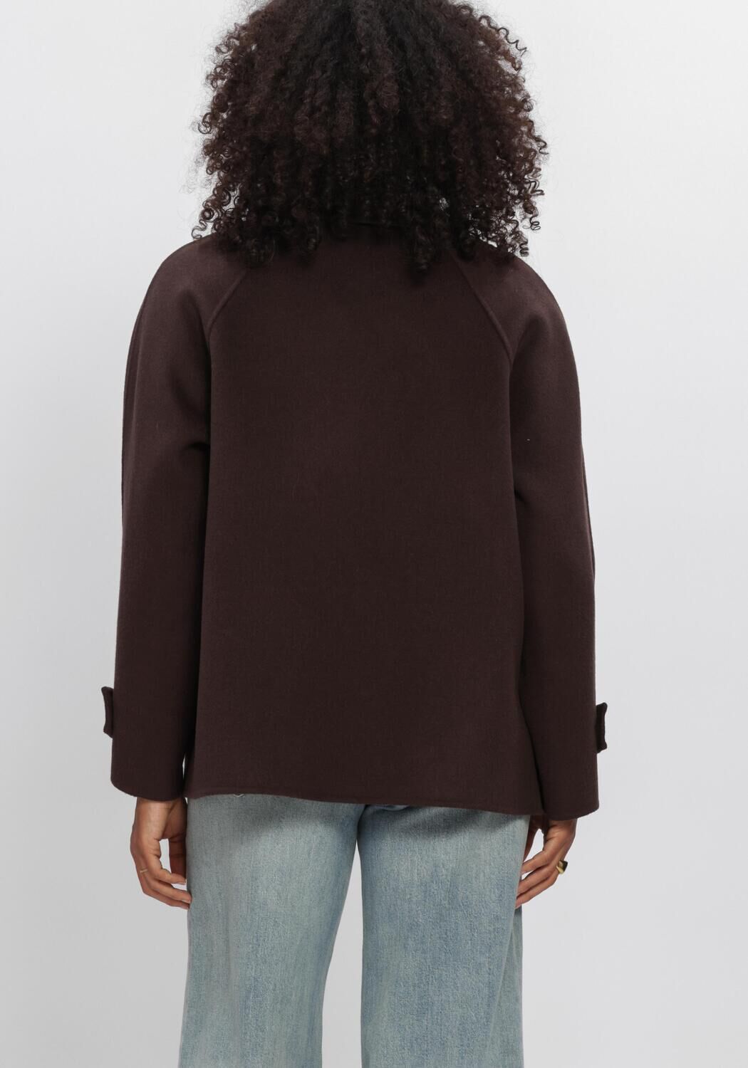 WITHBLACK Jack WBLLUCIA MEL WOOL JACKET en marron - large