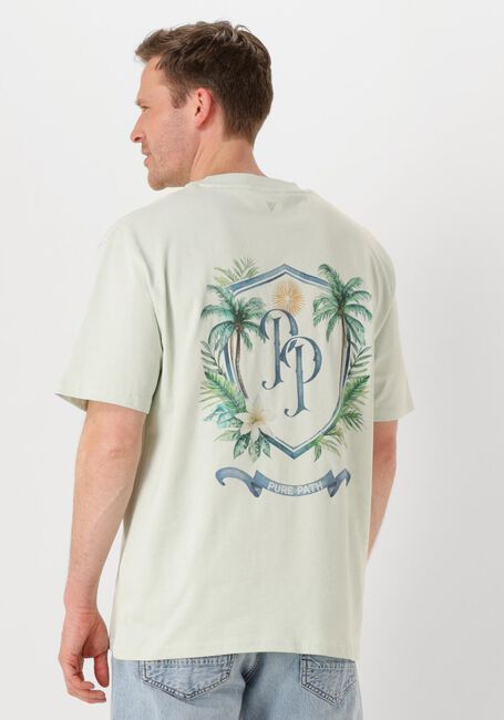 PURE PATH T-shirt LOOSE FIT CREWNECK SS T-SHIRTS Menthe - large