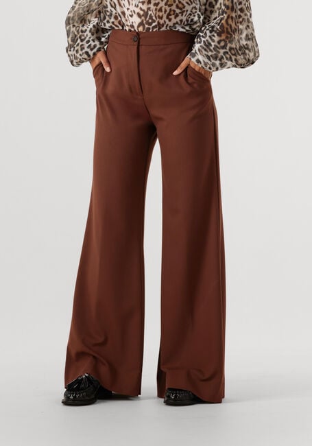 ACCESS Pantalon large D54-5038-159 en marron - large