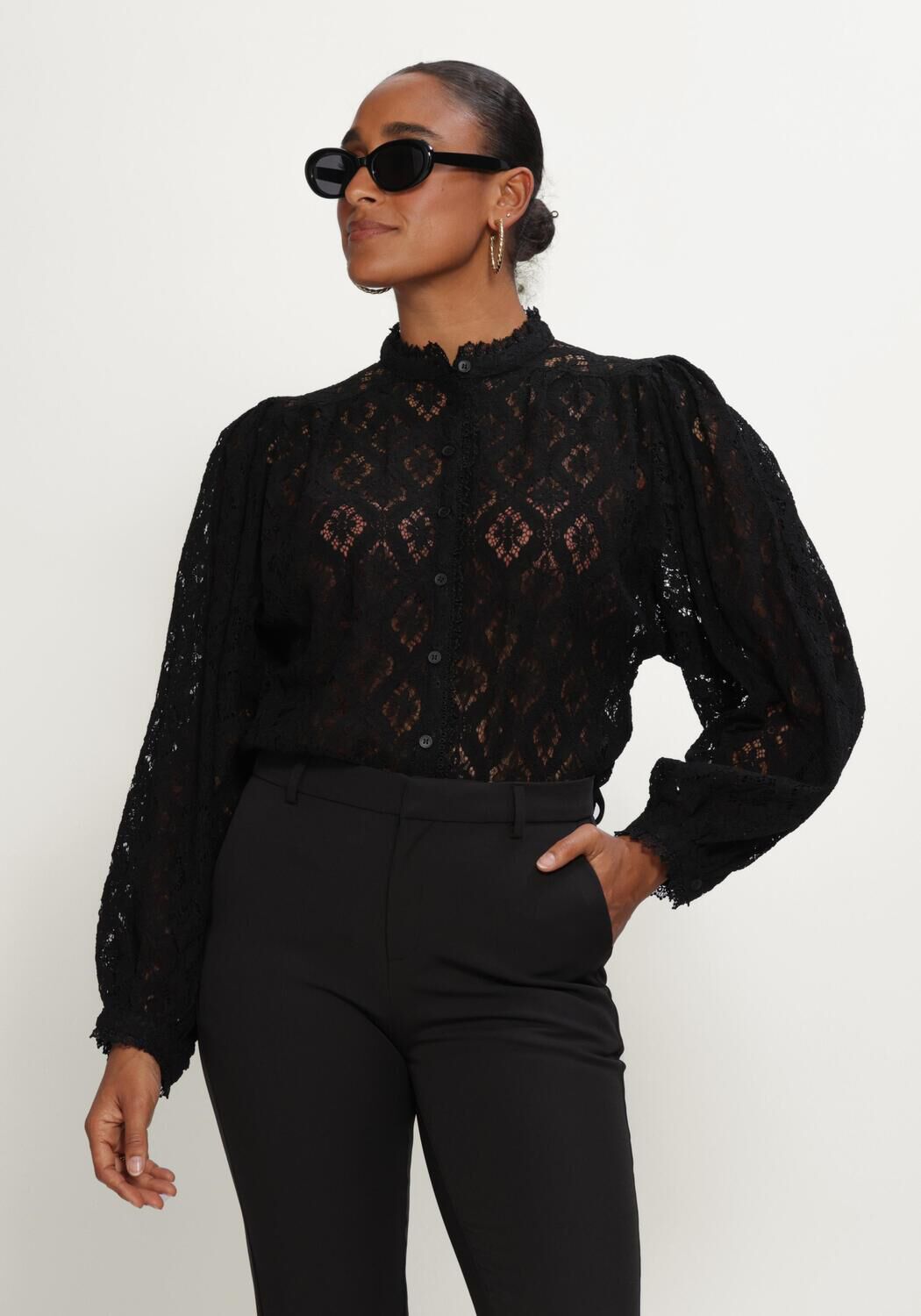 GRACE & MILA BLOUSE Blouses en noir - large