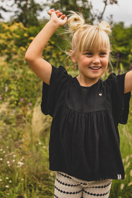Zwarte LOOXS Little T-shirt 2411-7108 - large