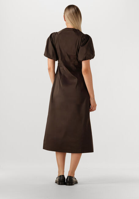 Bruine NEO NOIR Maxi jurk ILLANA POPLIN DRESS - large