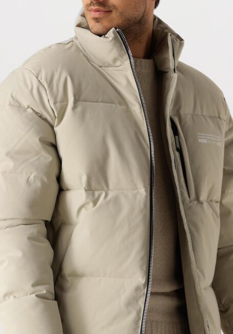 WOODBIRD Veste matelassé WBDAPPER PUFF JACKET en beige - large
