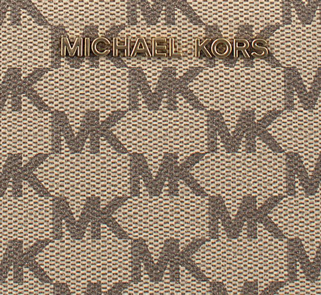 MICHAEL KORS Porte-monnaie LG FLAT MF PHONE CASE en beige - large