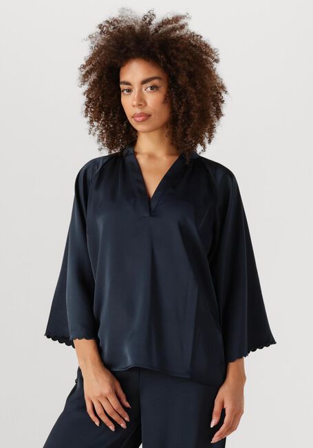 Donkerblauwe BRUUNS BAZAAR  BBWINNY BLOUSE - large