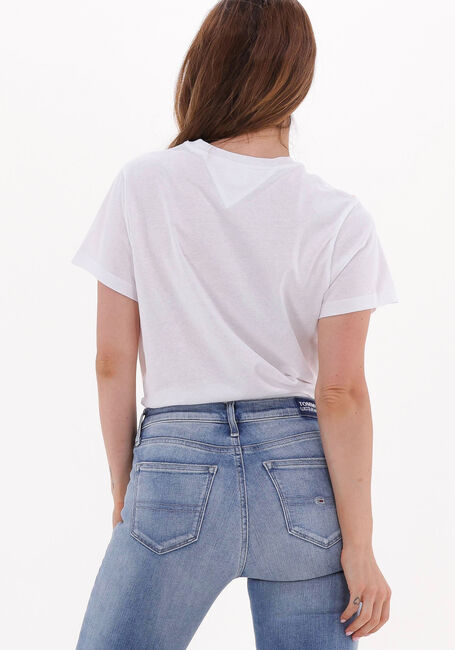 TOMMY JEANS T-shirt TJW RLXD TJ BEST PIZZA SS en blanc - large
