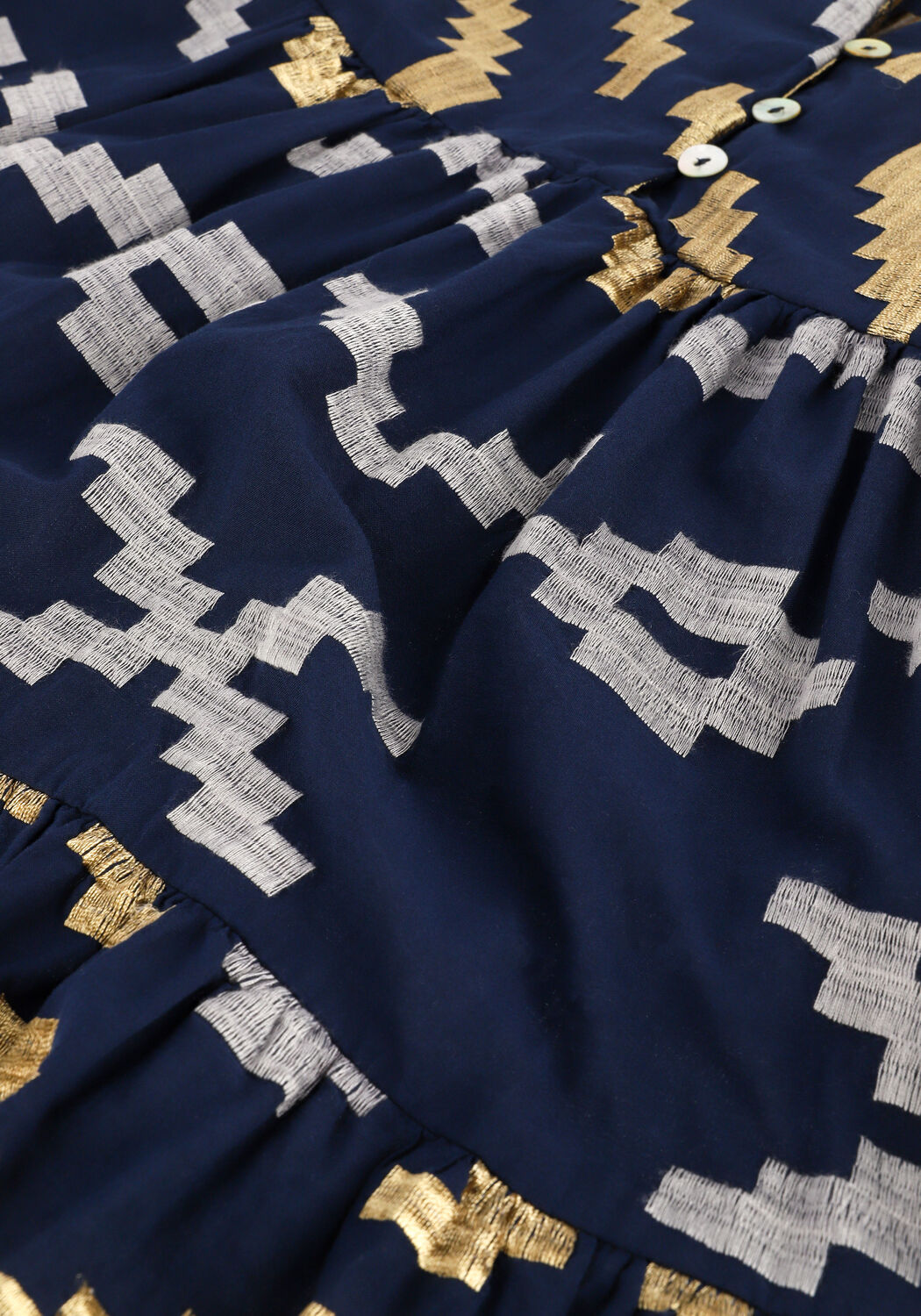 GREEK ARCHAIC KORI Mini robe SHORT DRESS Bleu fonc&eacute; - large