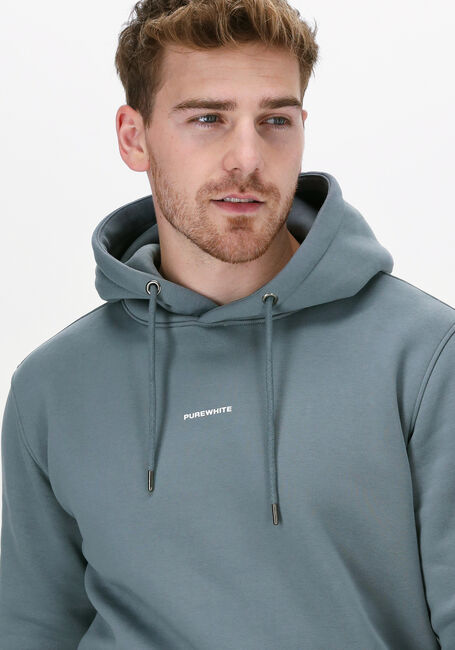 PUREWHITE Chandail PURE LOGO HOODIE en bleu - large