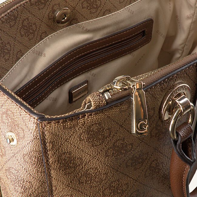 Bruine GUESS Handtas CATHLEEN STATUS CARRYALL Bruine GUESS Handtas CATHLEEN STATUS CARRYALL - large