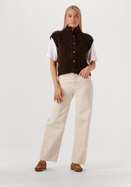 DES PETITS HAUTS Gilet ALIBOU en marron - large