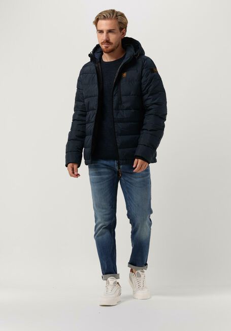 Blauwe PME LEGEND Gewatteerde jas SHORT JACKET SKYCONTROL ICON 2.0 - large