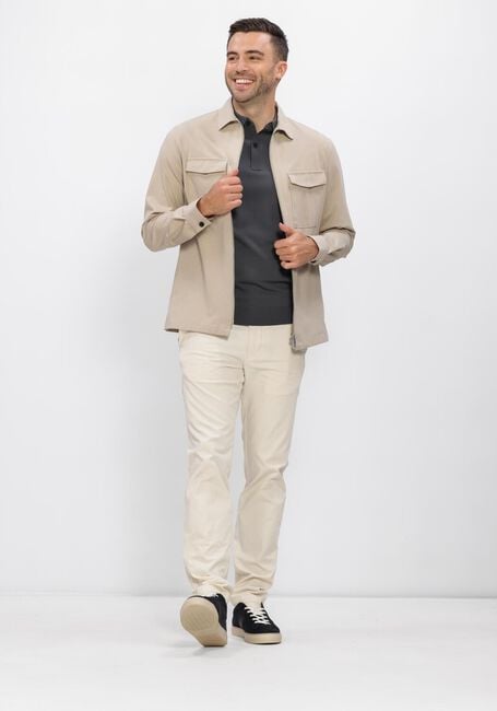 GENTI Polo POLO 2 BUTTON SS 1260 en gris - large