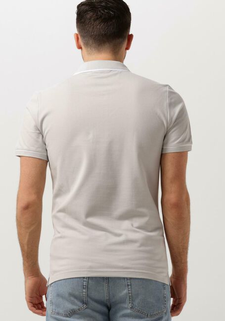 CALVIN KLEIN Polo TIPPING SLIM POLO Gris clair - large