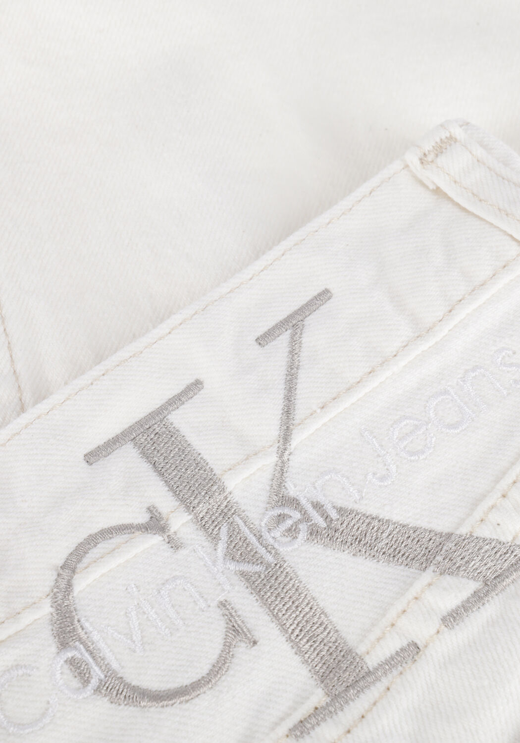 Witte CALVIN KLEIN Mom jeans MOM JEAN - large