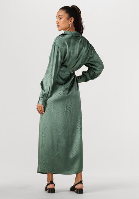 ANOTHER LABEL Robe midi NOEL DRESS L/S en vert - large