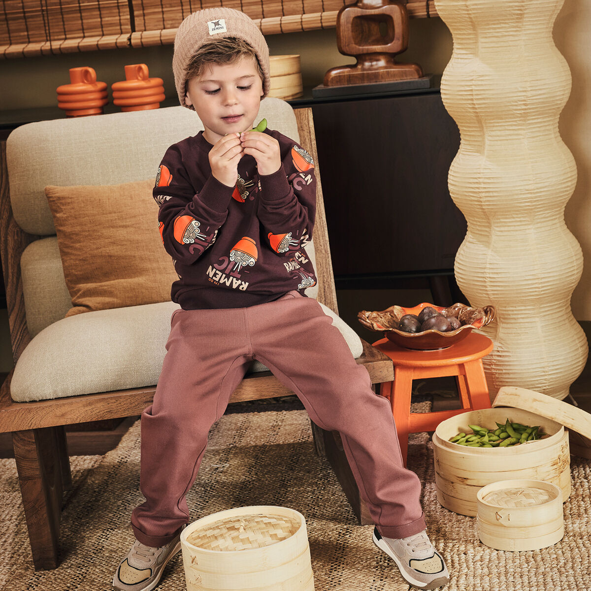 Bruine Z8 Broeken/jumpsuits LIEUWE - large