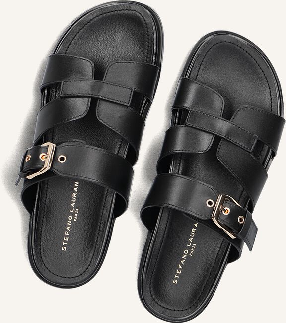 Zwarte STEFANO LAURAN Slippers 89863 1661 Zwarte STEFANO LAURAN Slippers 89863 1661 - large