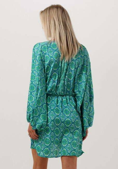 Groene SISSEL EDELBO Mini jurk KATHLEEN SHORT WRAP DRESS - large