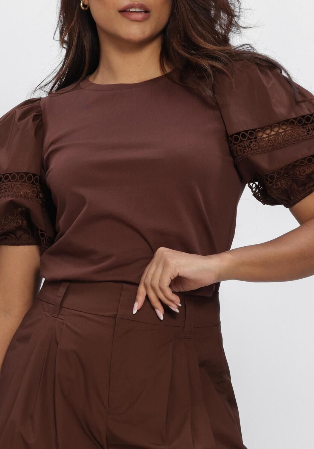 Bruine TWINSET MILANO Top 261TT2260 - large