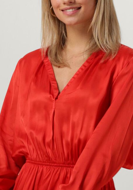EST'SEVEN Mini robe EST’JOURNEE DRESS BAMBU en rouge - large