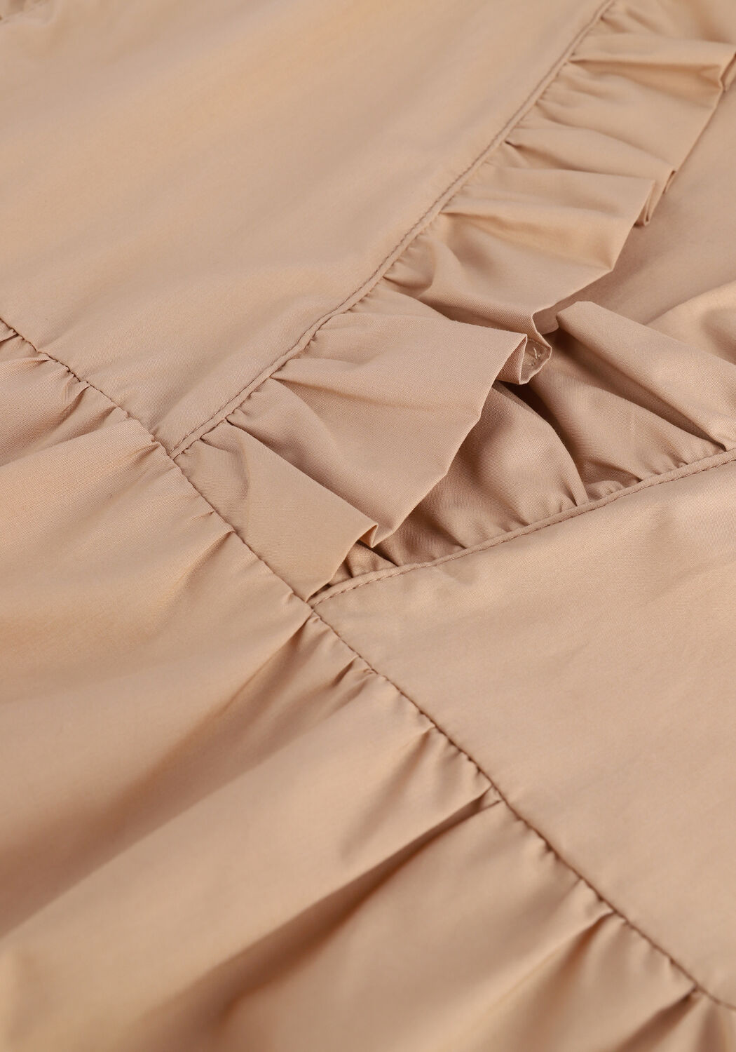 ACCESS Robe midi DRESS WITH RUFFLES AT THE TOP Sable - large