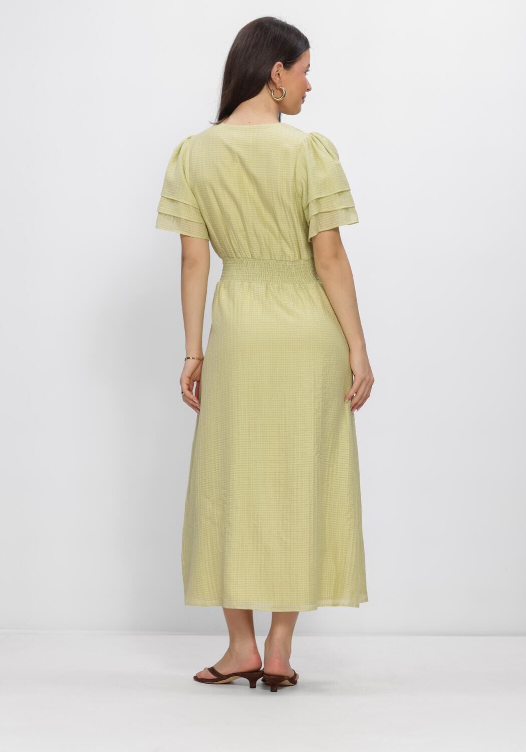 FREEBIRD WV-STRUCTURE-VOILE-26-1 Robes en vert - large