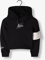 Zwarte MALELIONS Sweater CROPPED HOODIE - medium
