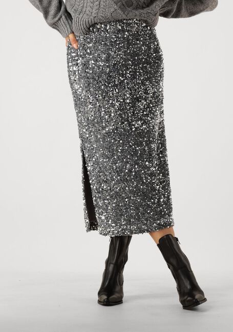 NOTRE-V Jupe midi NV-EMBLA en argent - large