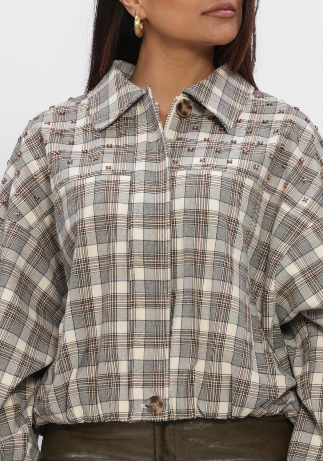 NUKUS Jack DOMINIQUE JACKET CHECK en multicolore - large