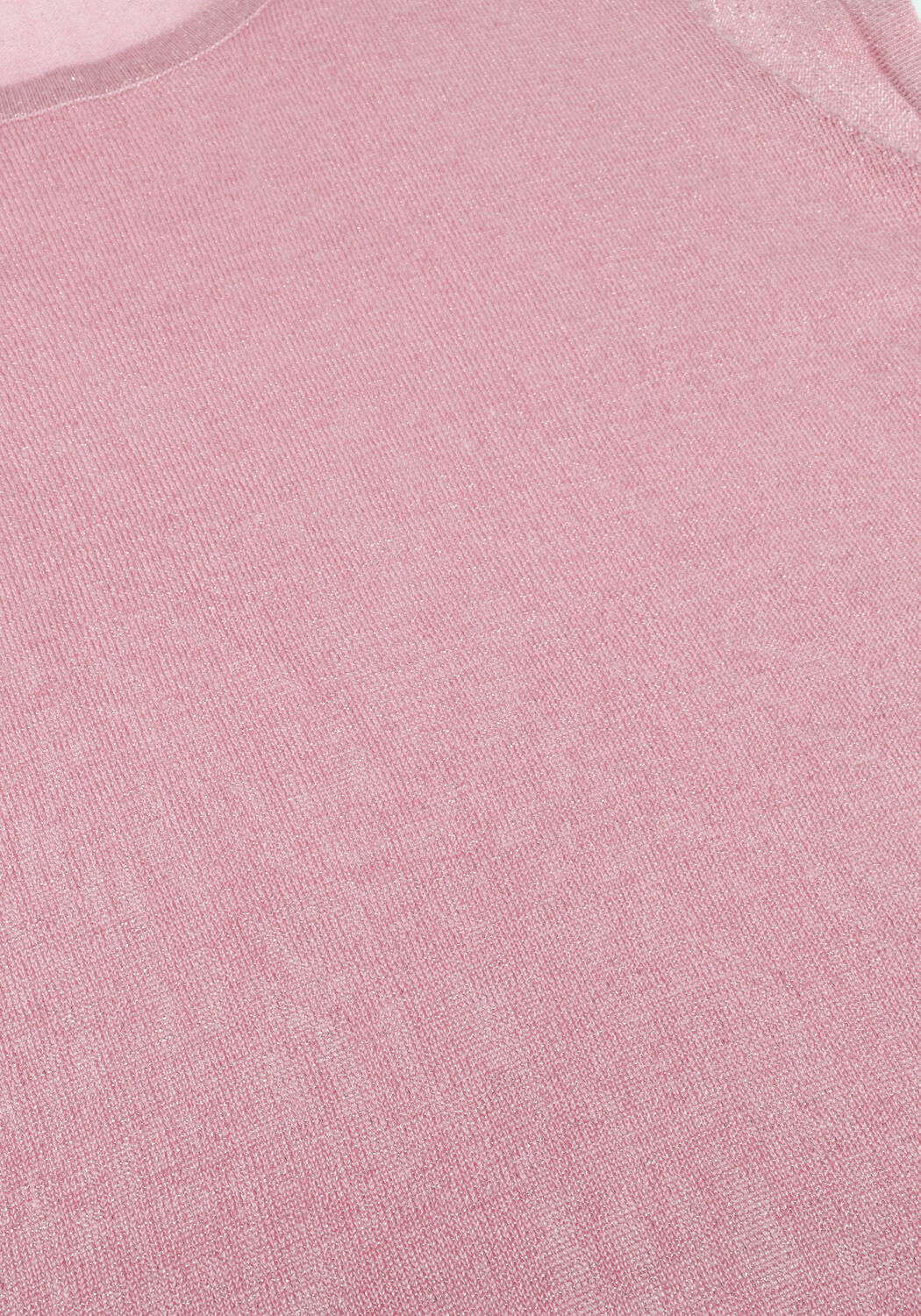 MINUS Haut MSCARLINA KNIT TEE en rose - large