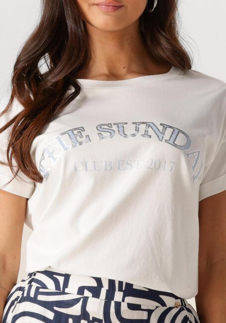 NUKUS T-shirt MEIKE SHIRT THE SUNDAY en blanc - large