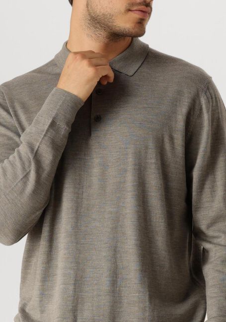 PROFUOMO Polo POLO LONG SLEEVE en vert - large
